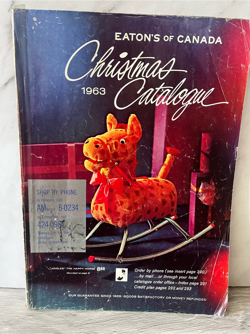 Vintage 1963 Eaton's Of Canada Christmas Catalogue